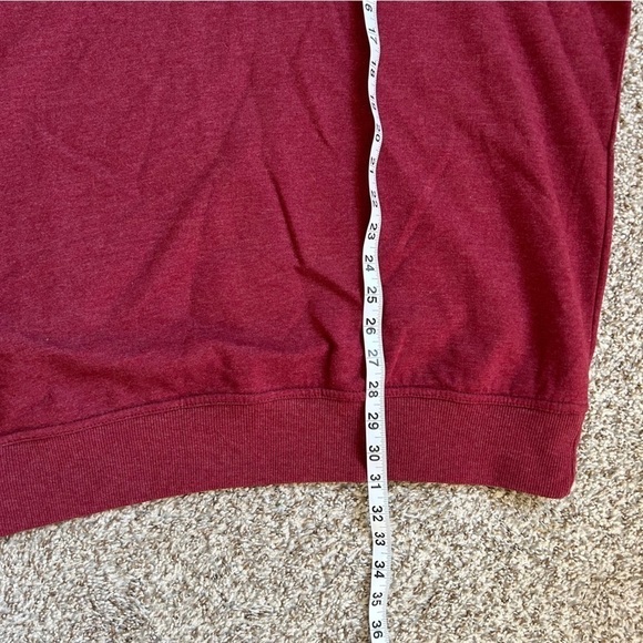 🦋 NWOT Dockers Red Quarter Zip Pullover Sweatshirt XXL Casual Comfy - Picture 5 of 5